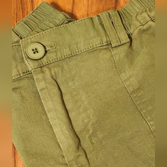 Olive High Waisted Cargo Pants - Picture 7 of 8